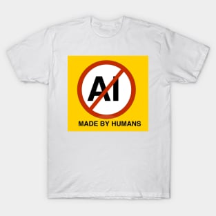 No AI Made By Humans Graphic T-Shirt